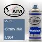 Preview: Audi, Strato Blue, L364: 400ml Sprühdose, von ATW Autoteile West.